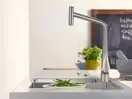 Встраиваемая кухонная мойка Hansgrohe S71 S711-F655 (цвет - нержавеющая сталь) 180/450 (43309800) фото 3 Aquada.com.ua