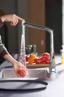 Встраиваемая кухонная мойка Hansgrohe S71 S711-F450 (цвет - нержавеющая сталь) 450 (43426800) фото 2 Aquada.com.ua