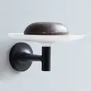 Мыльница подвесная Duravit Starck T, чёрный матовый/матовое стекло (0099334600) фото 2 Aquada.com.ua