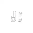 Набір аксесуарів 3 в 1 Grohe Essentials New (40407001)