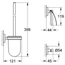 Набір аксесуарів 3 в 1 Grohe Essentials New (40407001)