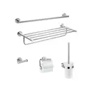 HANSGROHE Набор аксессуаров для ванной комнаты 5в1, хром Logis Universal (41728000) фото 1 Aquada.com.ua