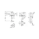 Комплект змішувачів Grohe BauLoop для душа, хром (123220S)