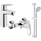 Комплект змішувачів Grohe BauLoop для душа, хром (123220S)