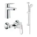 Комплект змішувачів Grohe BauLoop для душа, хром (123220S)