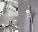 Grohe Eurosmart Комплект смесителей для ванны, хром (123238S)