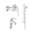 GROHE набір змішувачів для душу Eurosmart  M-Size (123244M) (123244M) фото 4 Aquada.com.ua