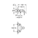 Набір змішувачів Grohe Eurosmart M-Size для душу (123244M)
