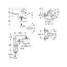 Grohe Набор смесителей для ванны с душевой системой Eurosmart (12324TS)