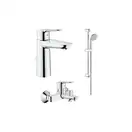 Grohe Комплект смесителей BauEdge 3 в 1 для ванной (123367M)