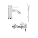 GROHE BauClassic Комплект змішувачів для душу з душовим гарнітуром (123867S) фото 1 Aquada.com.ua