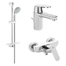 GROHE Набiр змiшувачiв Eurosmart Cosmopolitan 3 в 1, для душу (126114S) фото 1 Aquada.com.ua