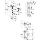 GROHE набір змішувачів для ванної Grohtherm 800 + BauLoop (34550TM)