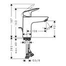 Набор смесителей для ванны 3-в-1 Hansgrohe Logis/Crometta (цвет - хром) (10002020) фото 9 Aquada.com.ua