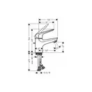 Набор смесителей для душа 3-в-1 Hansgrohe Novus (цвет - хром) (20180005) фото 2 Aquada.com.ua