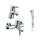 Набор смесителей для душа 3-в-1 Hansgrohe Focus (цвет - хром) (31794111) фото 1 Aquada.com.ua