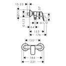 Набор смесителей для душа 3-в-1 Hansgrohe Logis/Crometta (цвет - хром) (70072019) фото 7 Aquada.com.ua