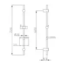 IMPRESE Набор смесителей для ванны (3 в 1) kit20080 фото 3 Aquada.com.ua