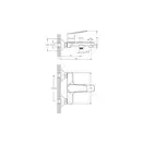 Набор смесителей для ванны/кухни 4-в1 Imprese (цвет - хром) (kit30095) фото 6 Aquada.com.ua