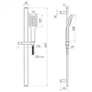 Набор смесителей для ванны/кухни 4-в1 Imprese (цвет - хром) (kit30095) фото 9 Aquada.com.ua