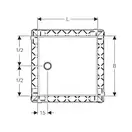 Geberit Поверхность для душевой зоны Setaplano: 100*100см (154.280.11.1) фото 2 Aquada.com.ua