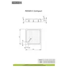 Radaway Rodos C Душовий піддон, білий (4K99155-04)