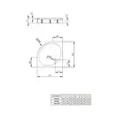 Душевой поддон Radaway Patmos A 900 х 900 мм, h=20 мм (4S99155-03) фото 2 Aquada.com.ua