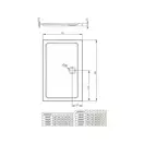 Душевой поддон Radaway Doros D 1200x800 мм (SDRD1280-01) фото 3 Aquada.com.ua