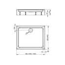 Душевой поддон Radaway Laros D 1200х800 мм (SLD81217-01) фото 3 Aquada.com.ua