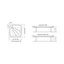 Ravak Perseus Pro Chrome-100 Душовий піддон, білий (XA04AA01010)