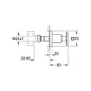 Grohe Allure Накладная панель скрытой вентильной головки (19334000) фото 2 Aquada.com.ua