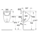 Grohe Bau Ceramic Писсуар, белый (39438000)