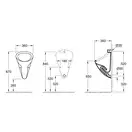 VILLEROY & BOCH O.NOVO писсуар 36*61см (75030001) фото 2 Aquada.com.ua