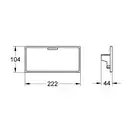 Поличка на термостат Grohe Grohtherm Cube (18700000)