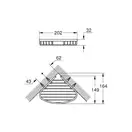 Полиця для ванної кімнати Grohe Bau Cosmopolitan Neutral (40664001)