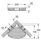 Полиця для ванної кімнати Grohe Bau Cosmopolitan Neutral (40664001)