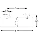 Полиця для ванної кімнати скляна Grohe Essentials New (40799001)