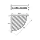Полиця у ванну кутова Grohe Selection Cube (40809000)