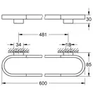 Тримач для рушників Grohe Selection (41056000)