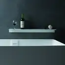 VOLLE Полочка 45*12*6,5см каменная Solid surface (18-40-114) фото 1 Aquada.com.ua
