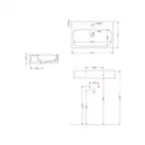 ARTCERAM Раковина подвесная ArtCeram BLOCK 65х41 см BKL001 фото 3 Aquada.com.ua