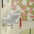 Раковина двойная Catalano Sfera 125 х 48 см (1125BSFD00) фото 2 Aquada.com.ua