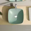 Раковина накладная на столешницу Catalano Green Lux / Colori 40 х 40 см, зелёный матовый (140AGRLXVS) фото 3 Aquada.com.ua