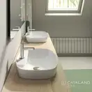 Раковина накладная на столешницу Catalano Green Lux 60 x 38см (160AGRLX00) фото 3 Aquada.com.ua