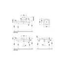 Раковина на столешницу Duravit Architec, с отверстием для смесителя слева (0320450009) фото 2 Aquada.com.ua