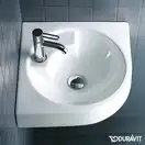 Угловой умывальник Duravit Architec, с 1 отверстием для смесителя (0448450000) фото 2 Aquada.com.ua