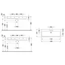 Раковина мебельная Duravit Vero 120 х 47 см (0454120027) фото 2 Aquada.com.ua