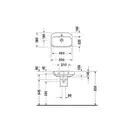 Раковина Duravit Happy D.2 50х36 см (без отв, для смесителя) (0710500060) фото 2 Aquada.com.ua