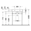 Раковина для мебели Duravit Vero Air 60 х 47 см, шлифованная (2350600027) фото 4 Aquada.com.ua