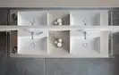 Раковина накладная на столешницу Duravit DuraSquare 60 х 37 см, шлифованная (2354600041) фото 2 Aquada.com.ua